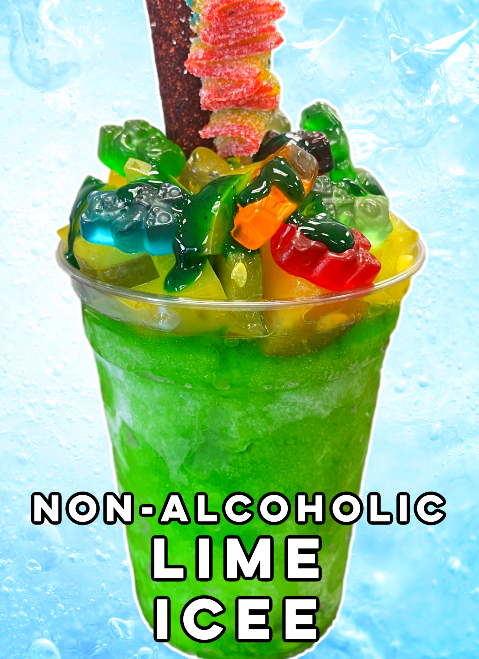 Non-Alcoholic Lime Icee