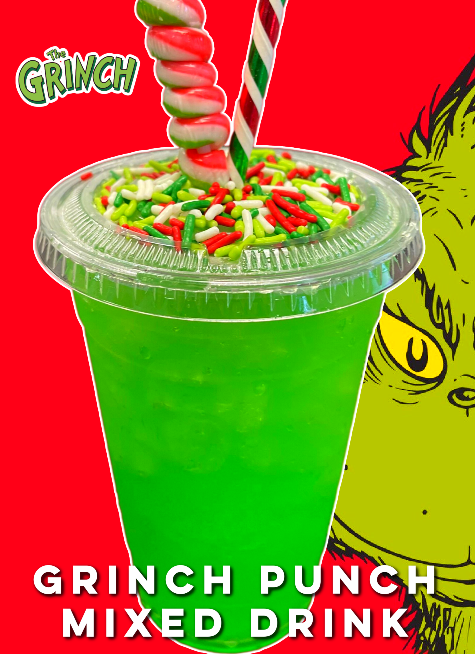 Grinch Punch Mixed Drink