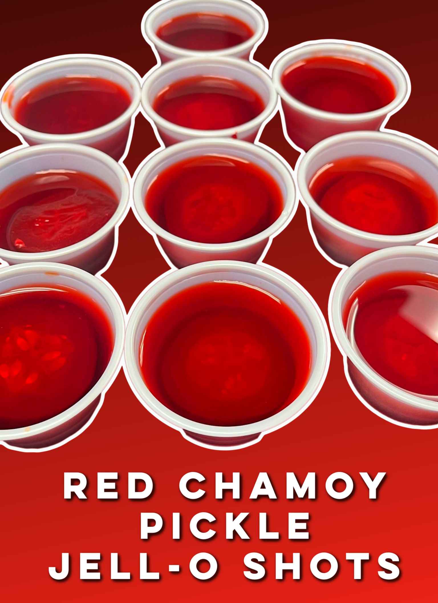 Red Chamoy Pickle Shots