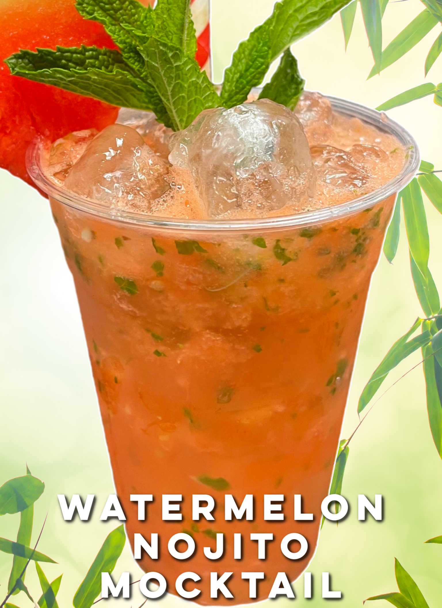 Watermelon Nojito Mocktail