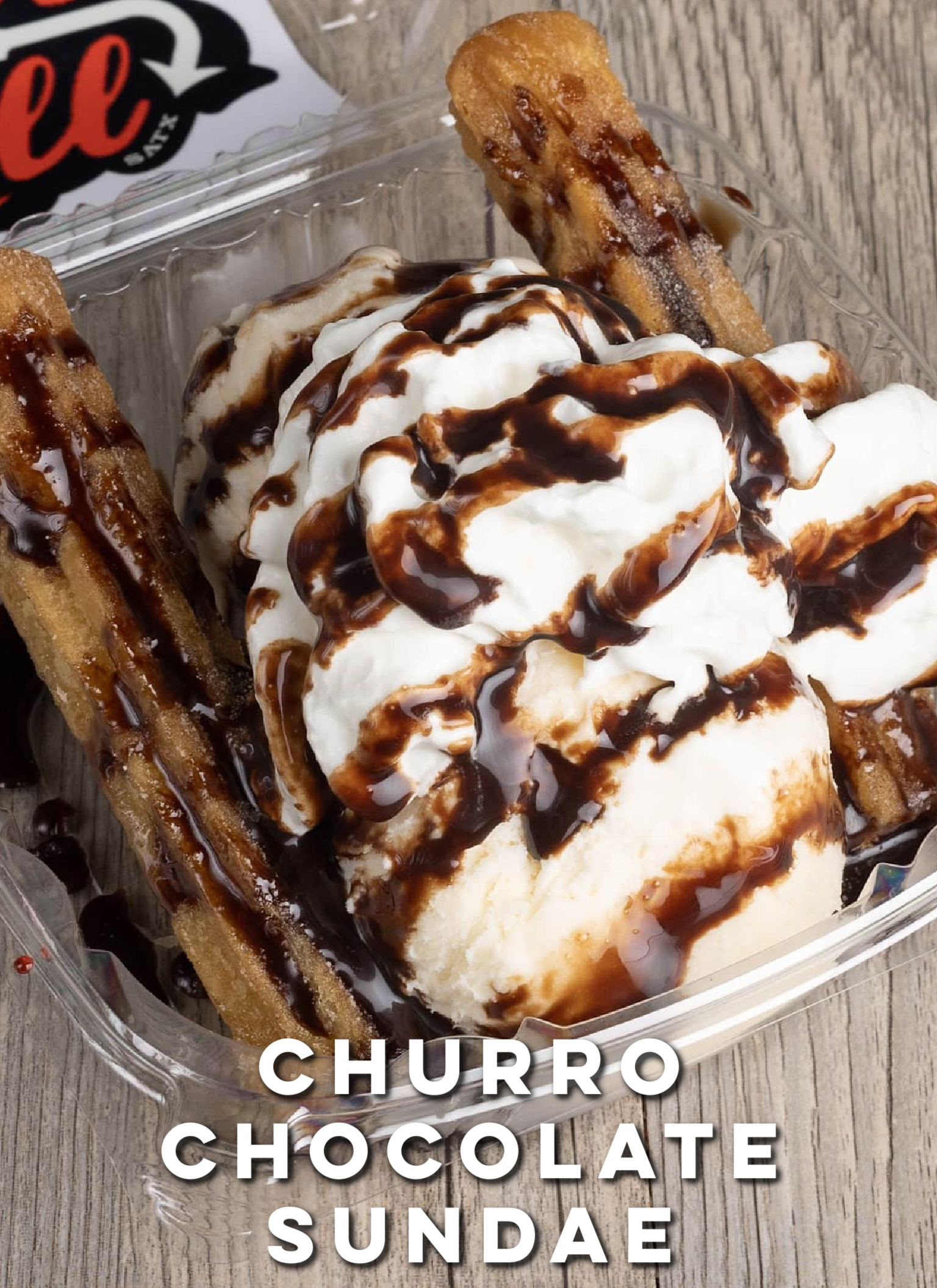 Churro Chocolate Sundae