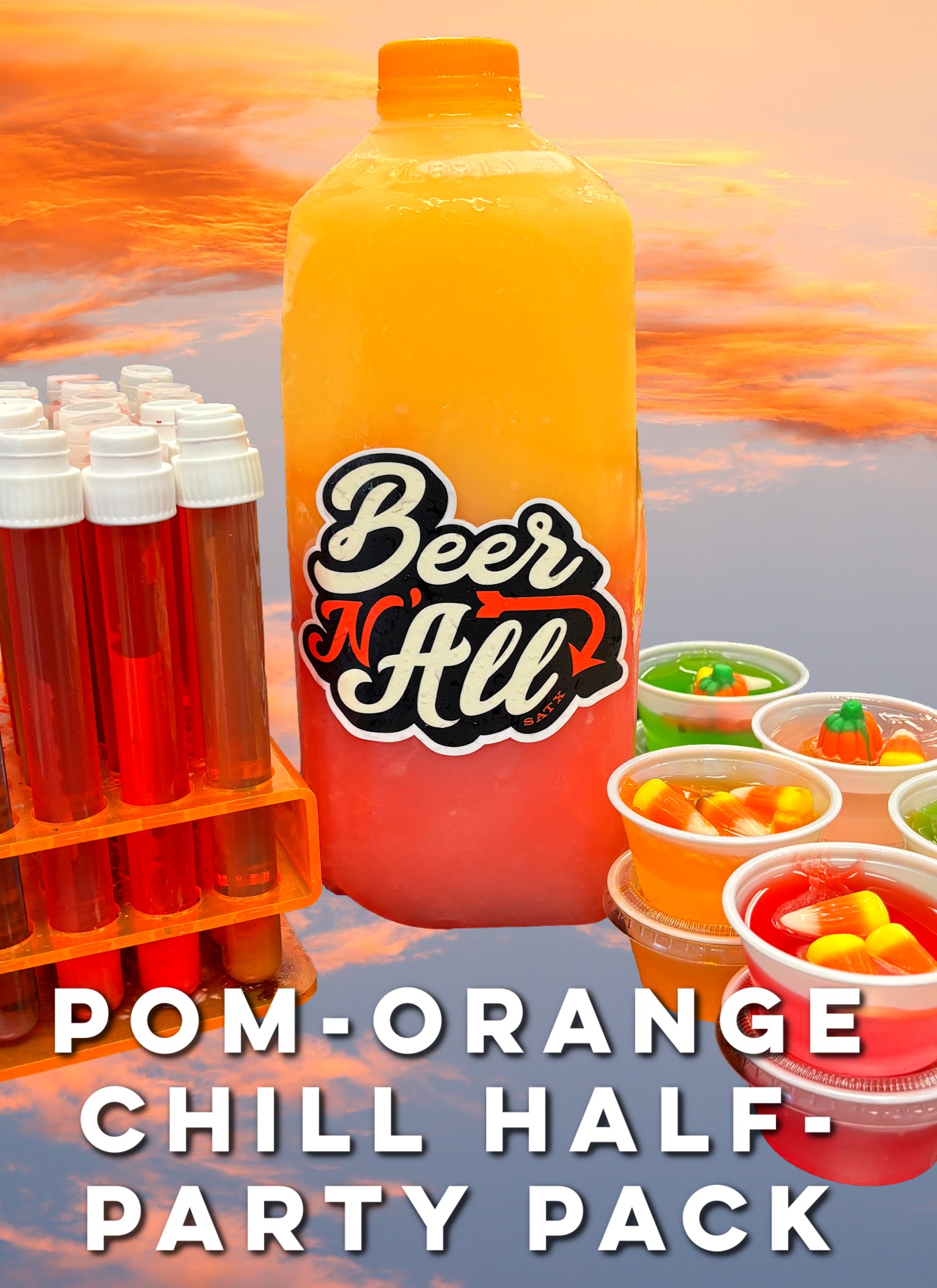 Pom-Orange Chill Half-Party Pack
