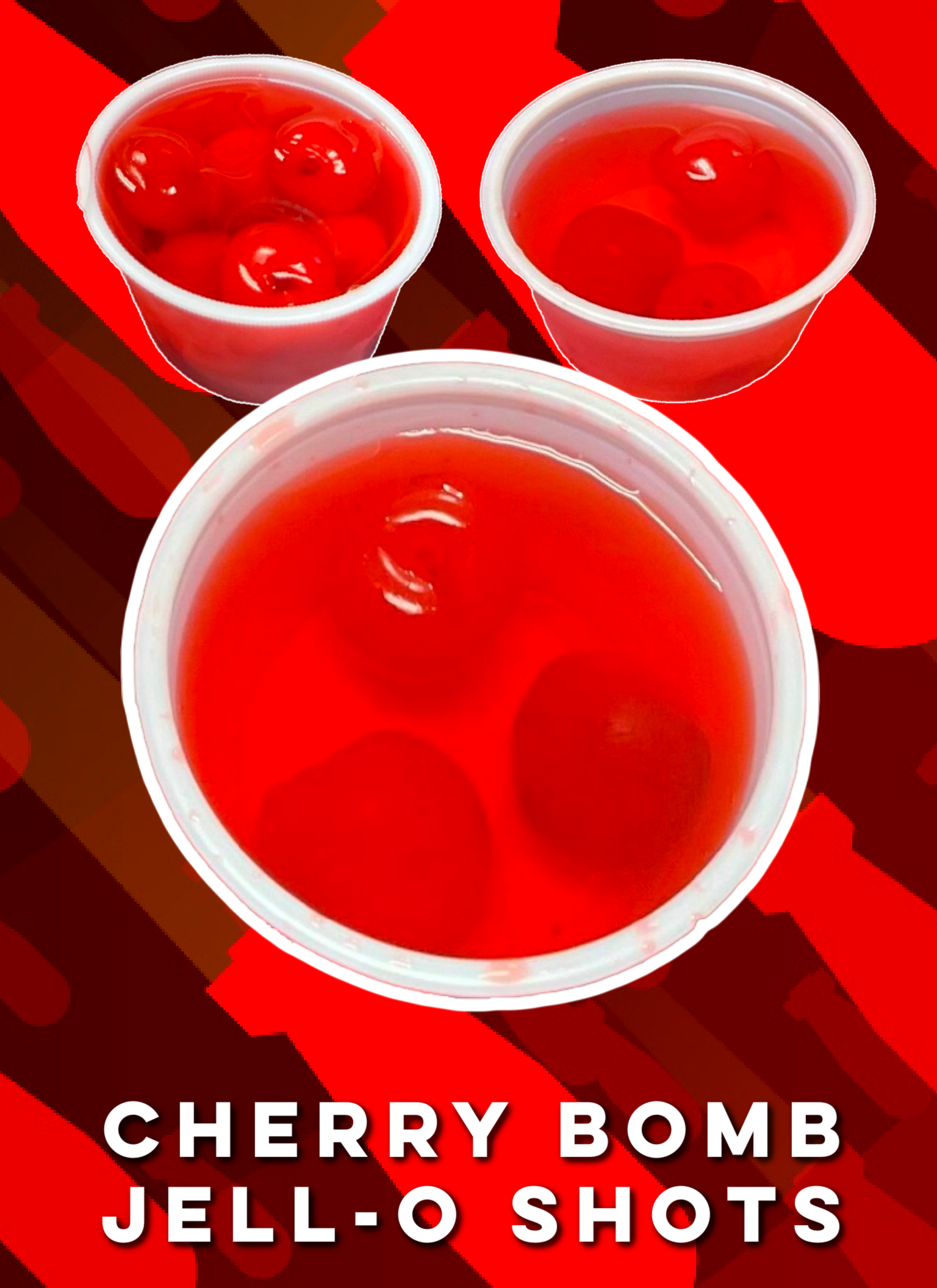 Cherry Bomb Jell-O Shots