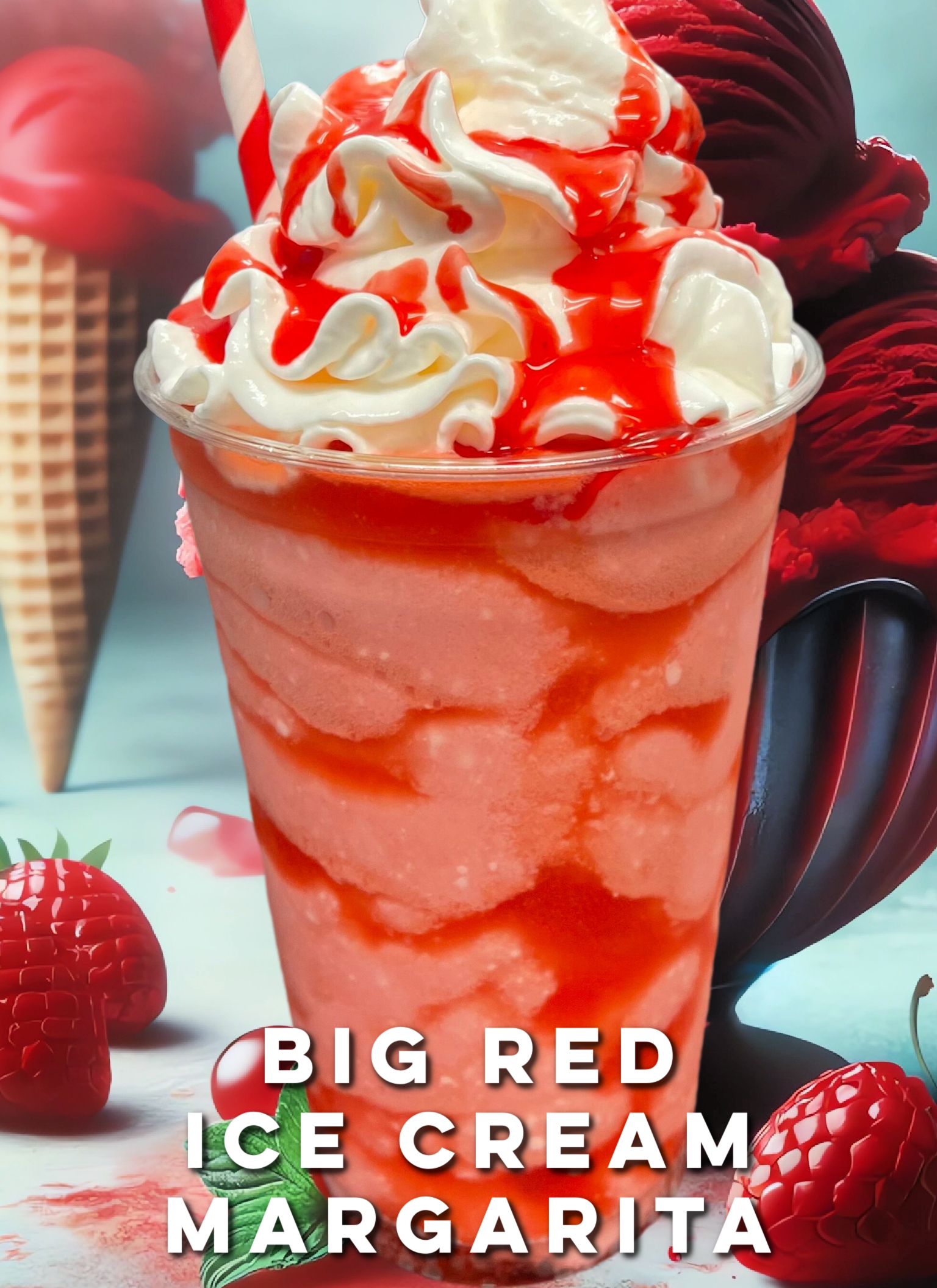 Big Red Ice Cream Margarita