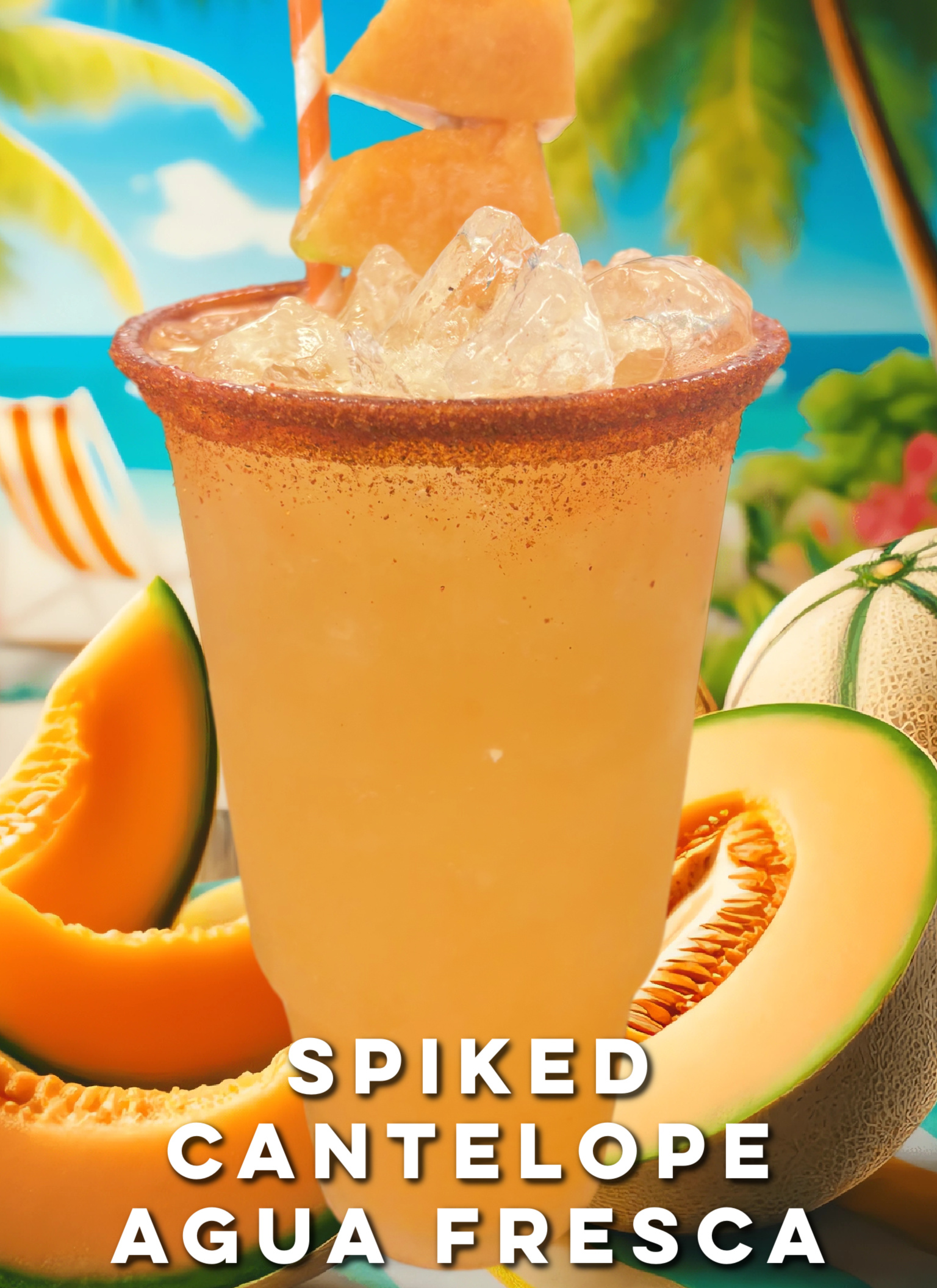 Spiked Cantelope Agua Fresca
