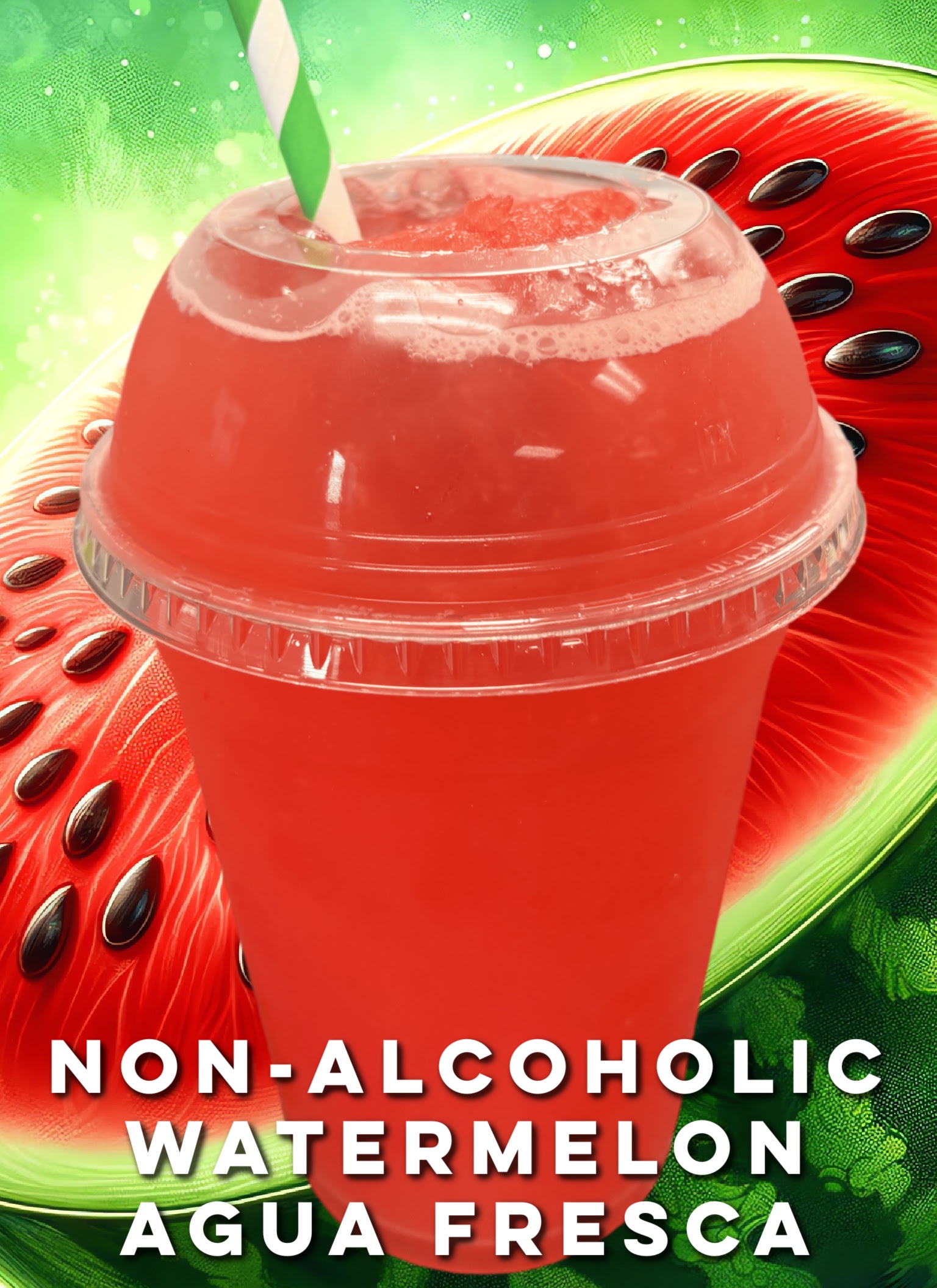 Non-Alcoholic Watermelon Agua Fresca