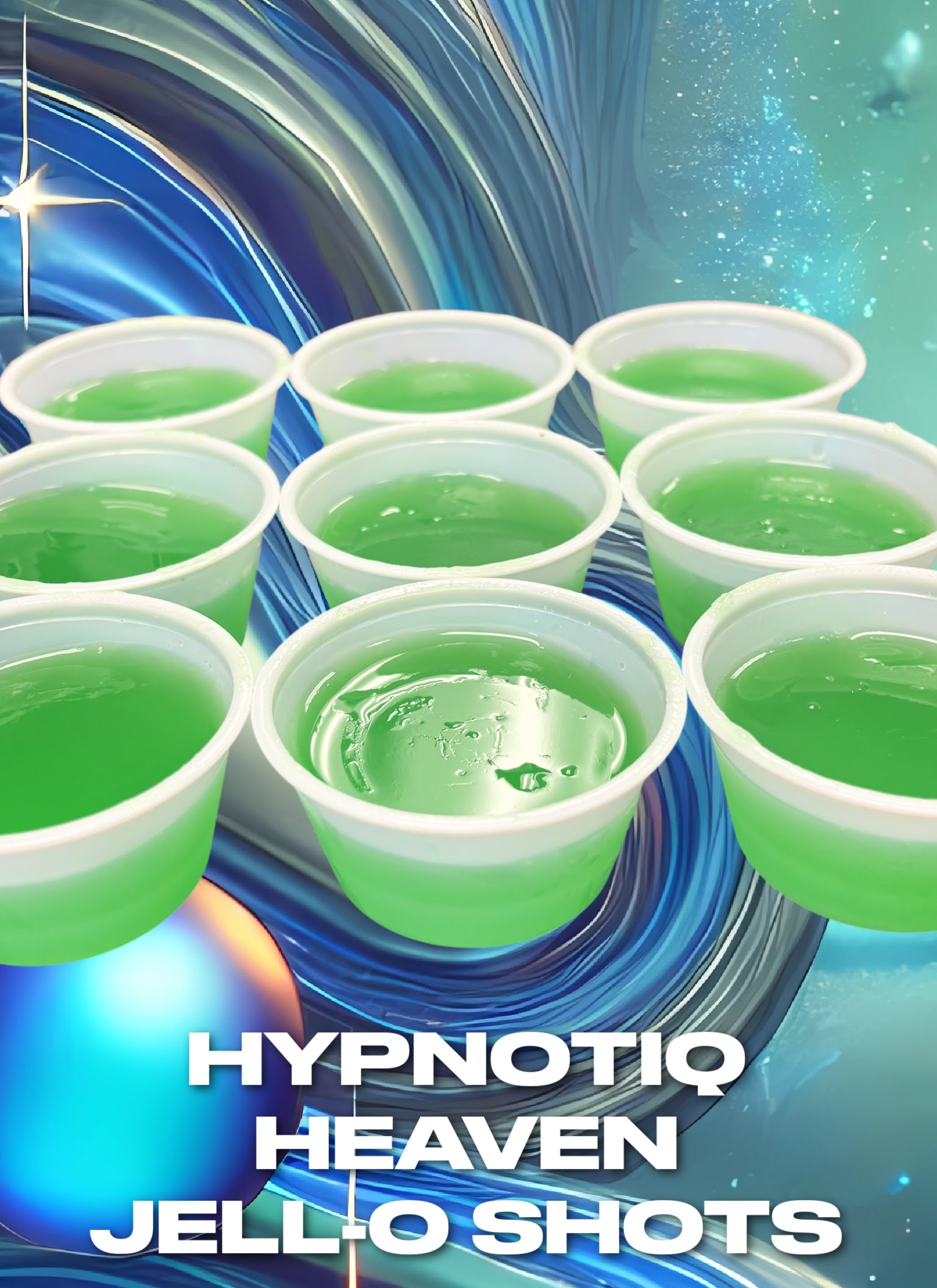 Hypnotiq Heaven Jell-O Shots