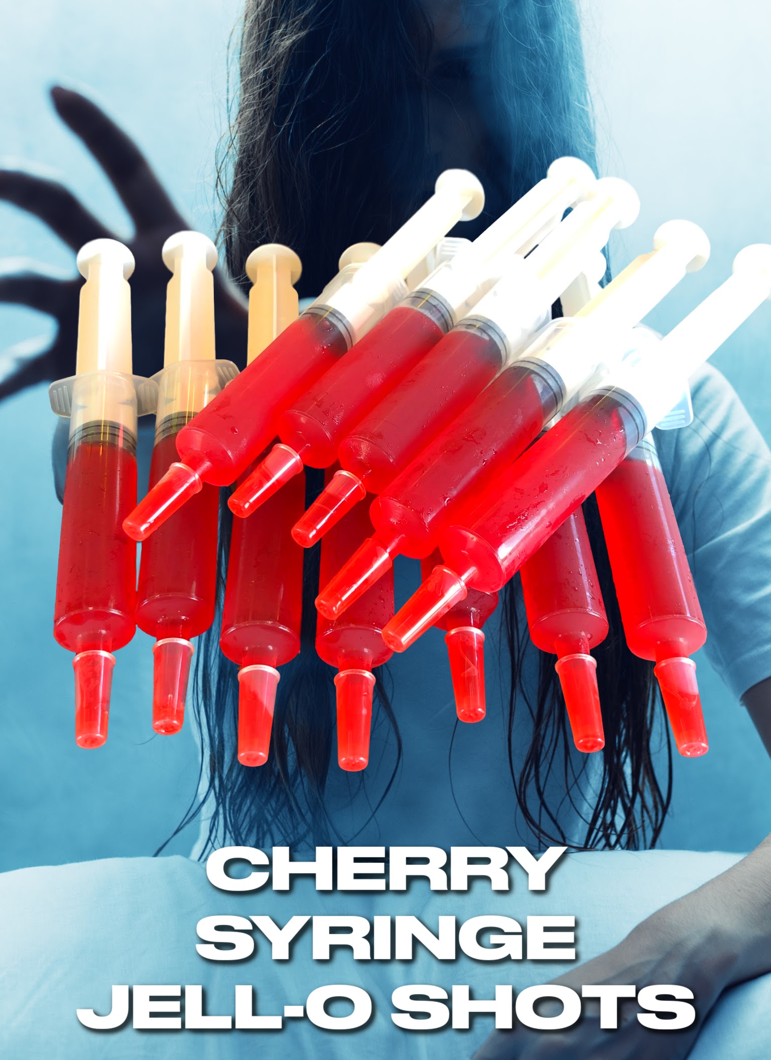 Cherry Syringe Jell-O Shots