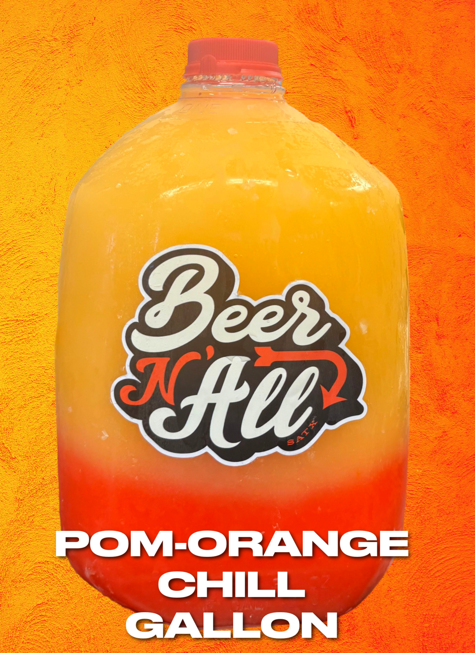 Pom-Orange Chill Gallon