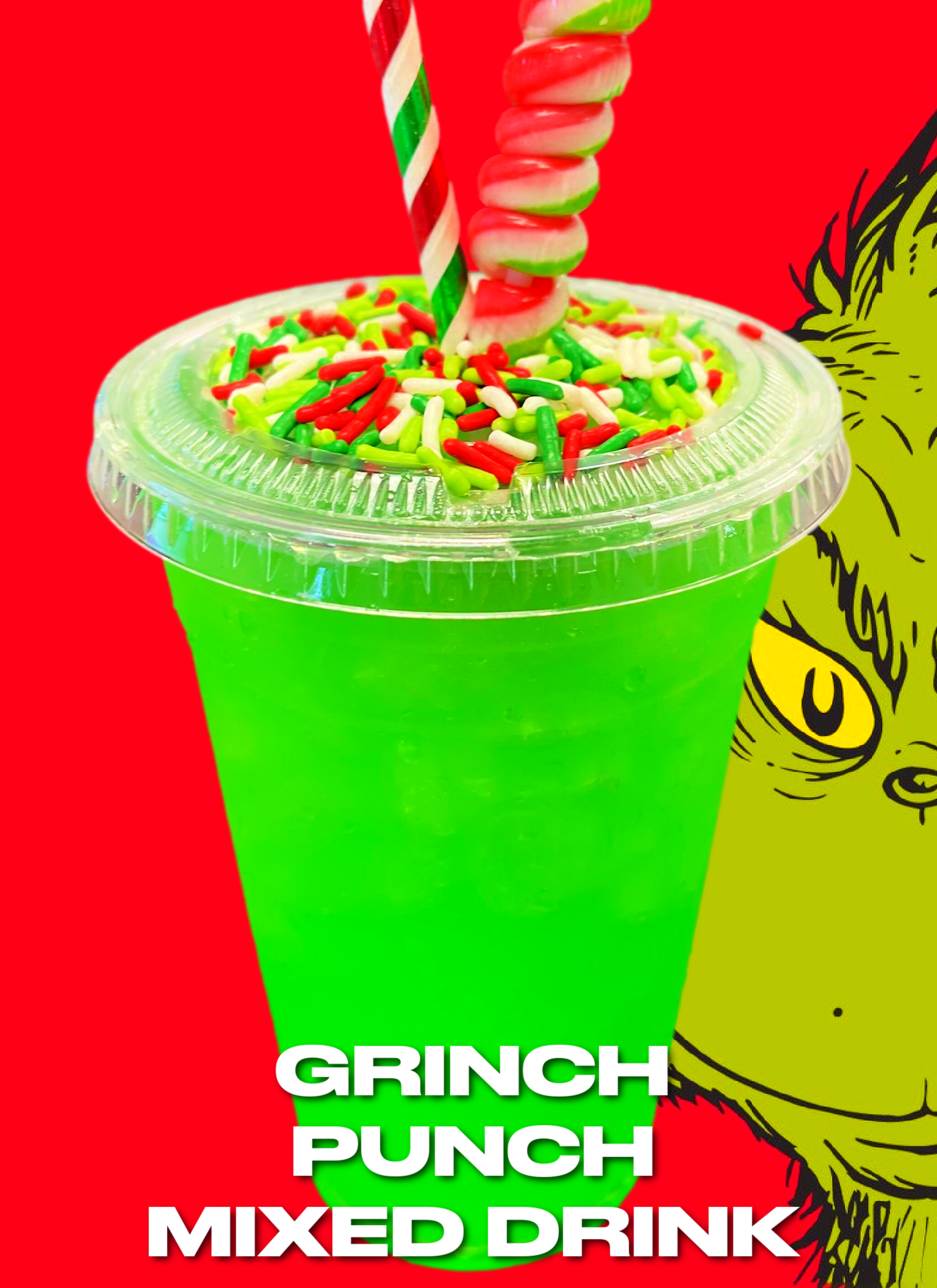 Grinch Punch Mixed Drink