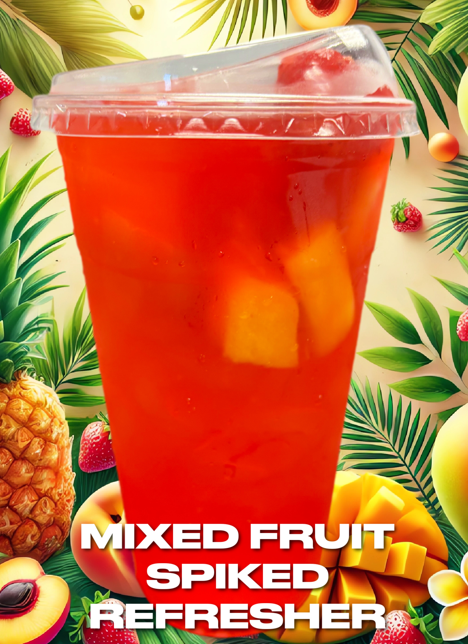 Mixed Fruit Spiked Refresher