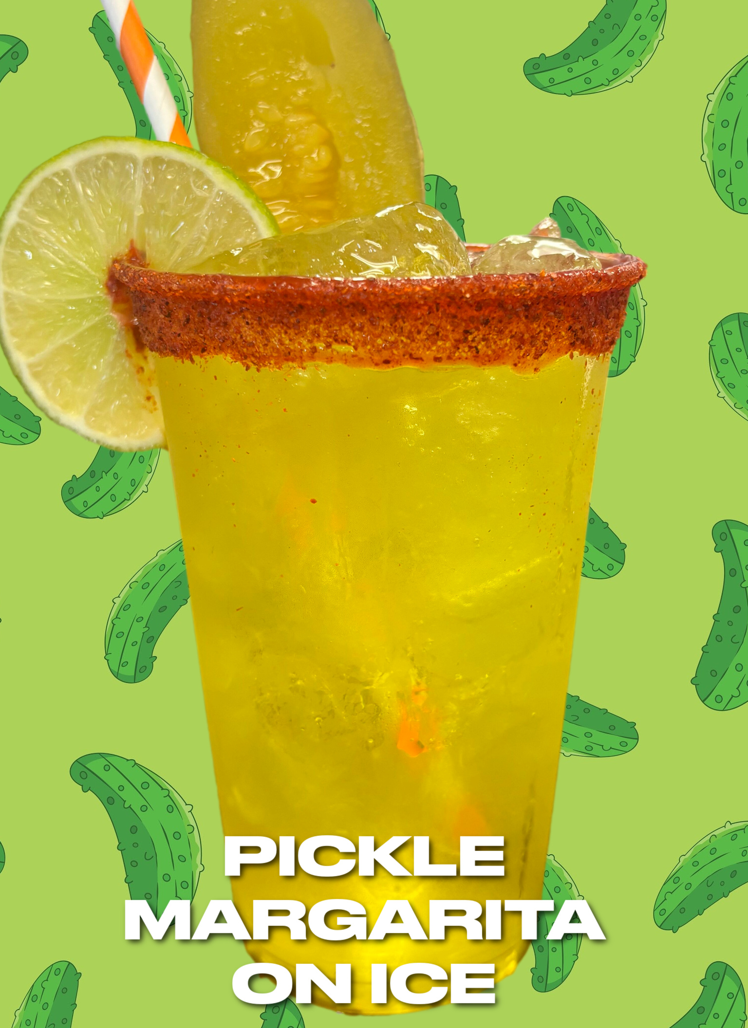 Pickle Margarita on Ice