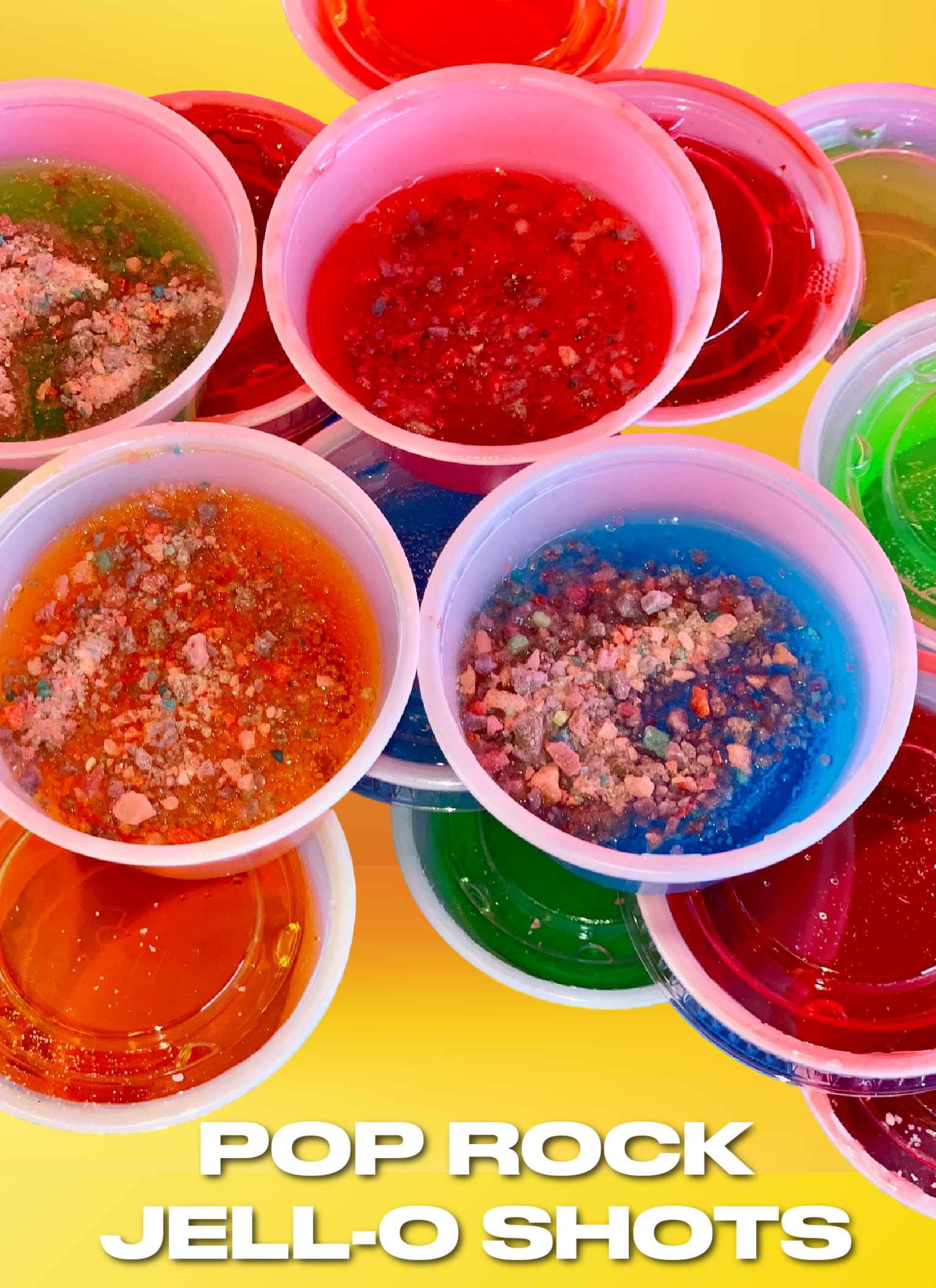 Pop Rock Jell-O Shots