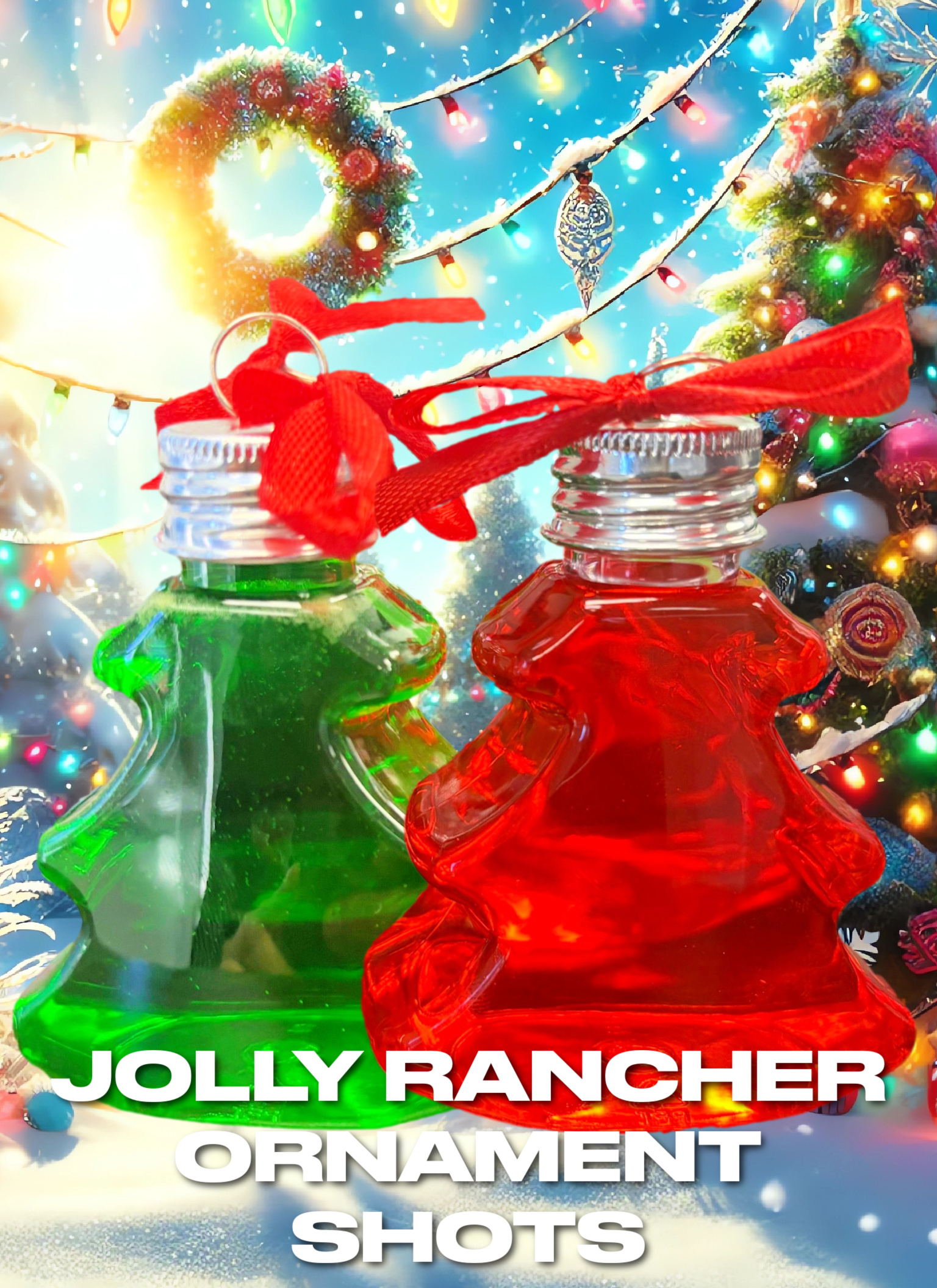 Jolly Rancher Ornament Shots