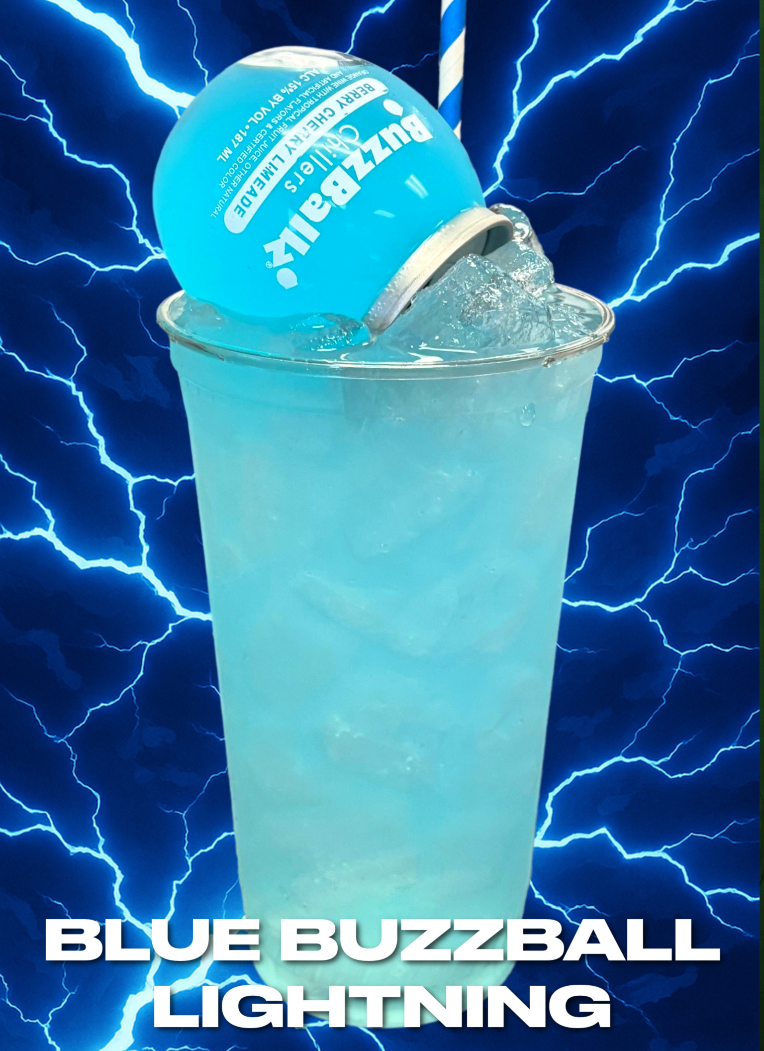 Blue BuzzBall Lightning