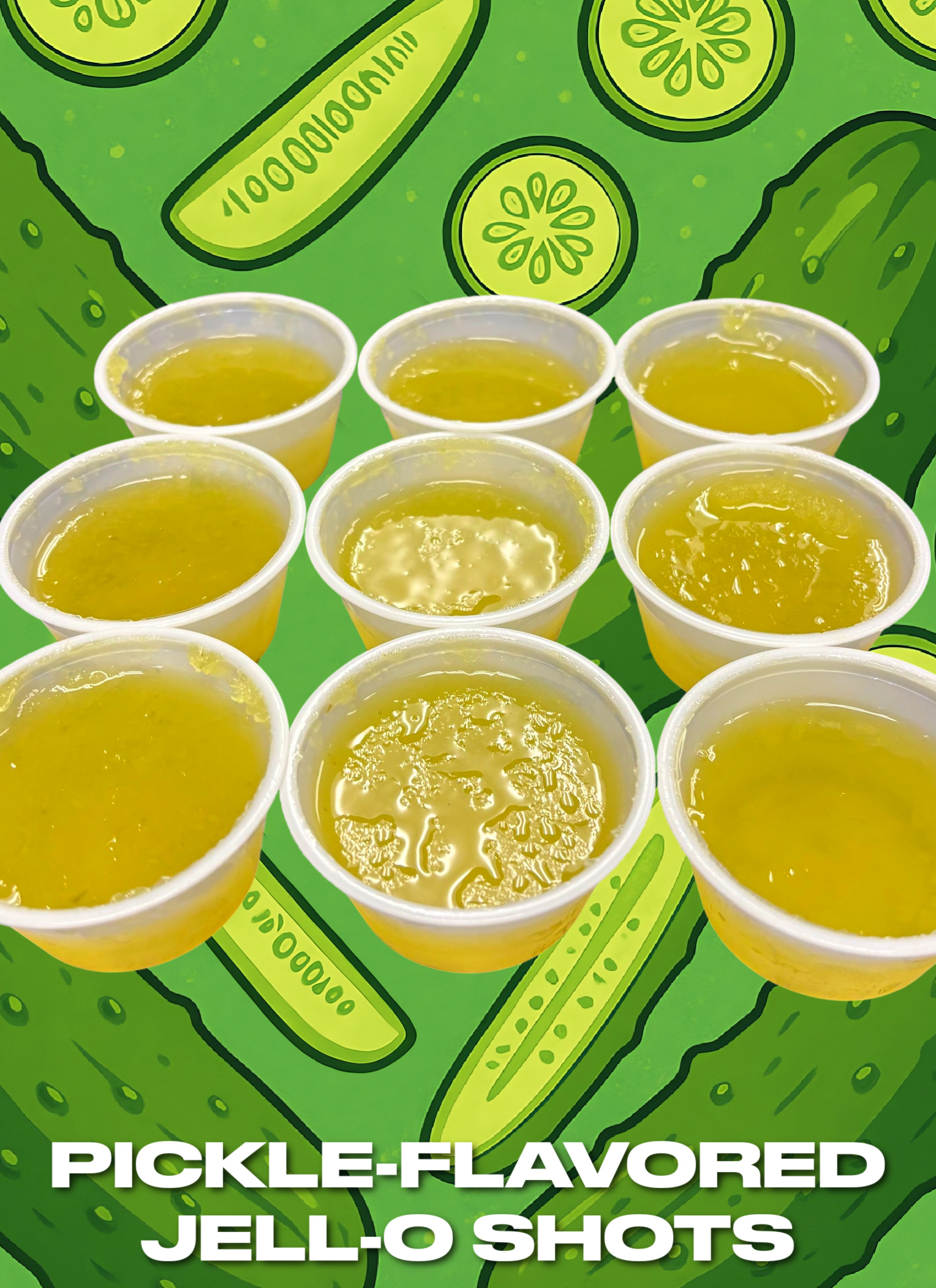 Pickle-Flavored Jell-O Shots