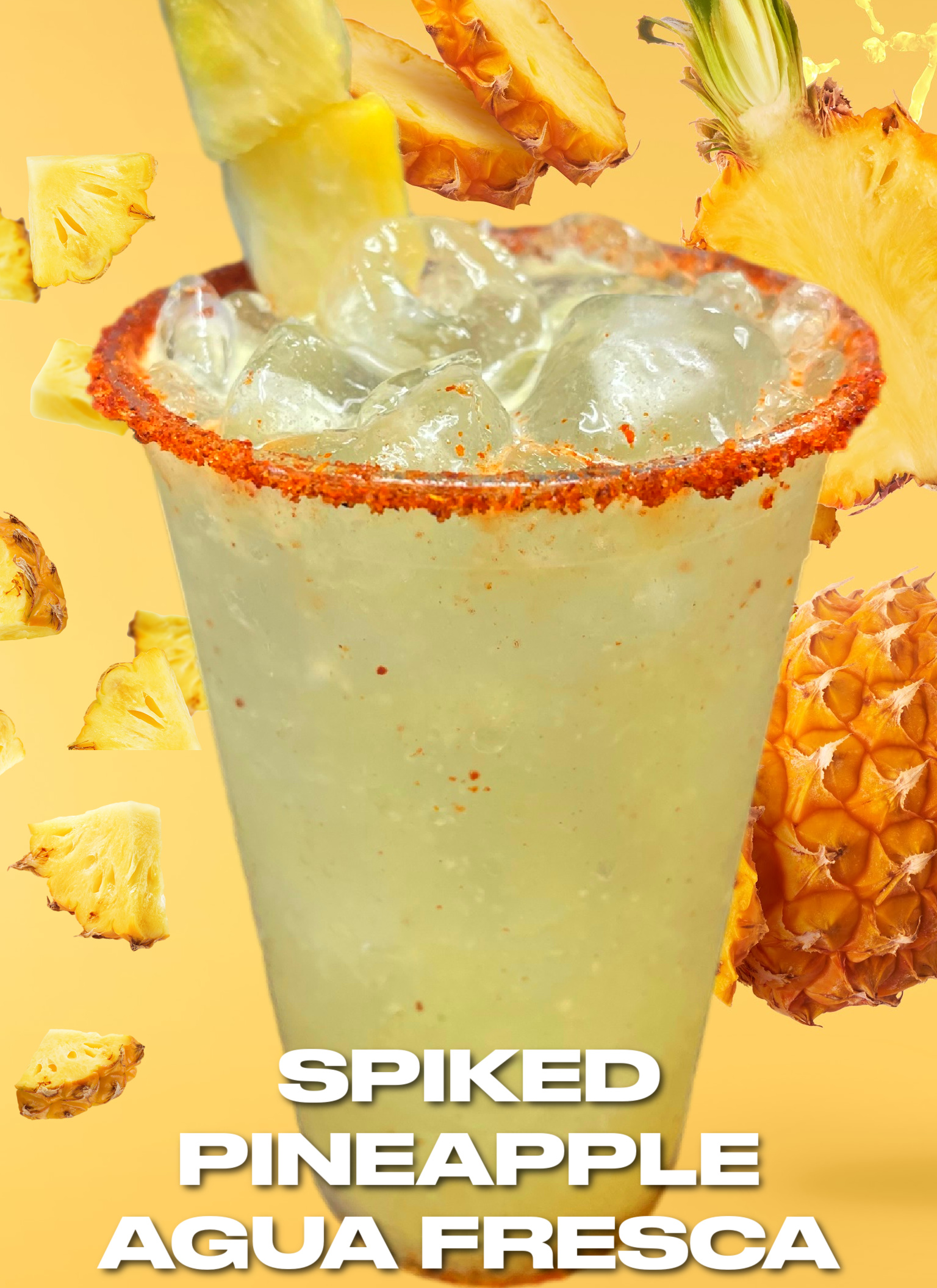 Spiked Pineapple Agua Fresca