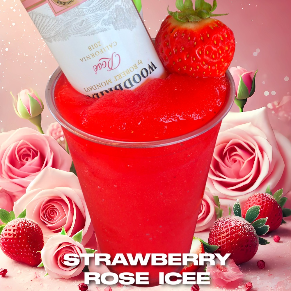 Strawberry Rose Icee